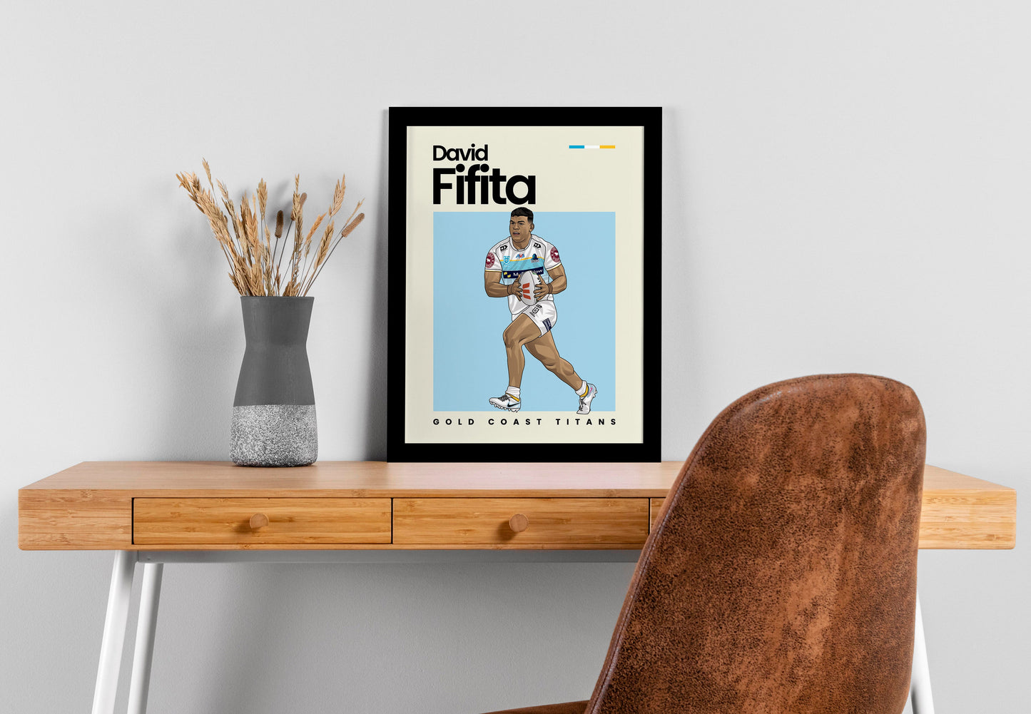 David Fifita Titans Wall Art