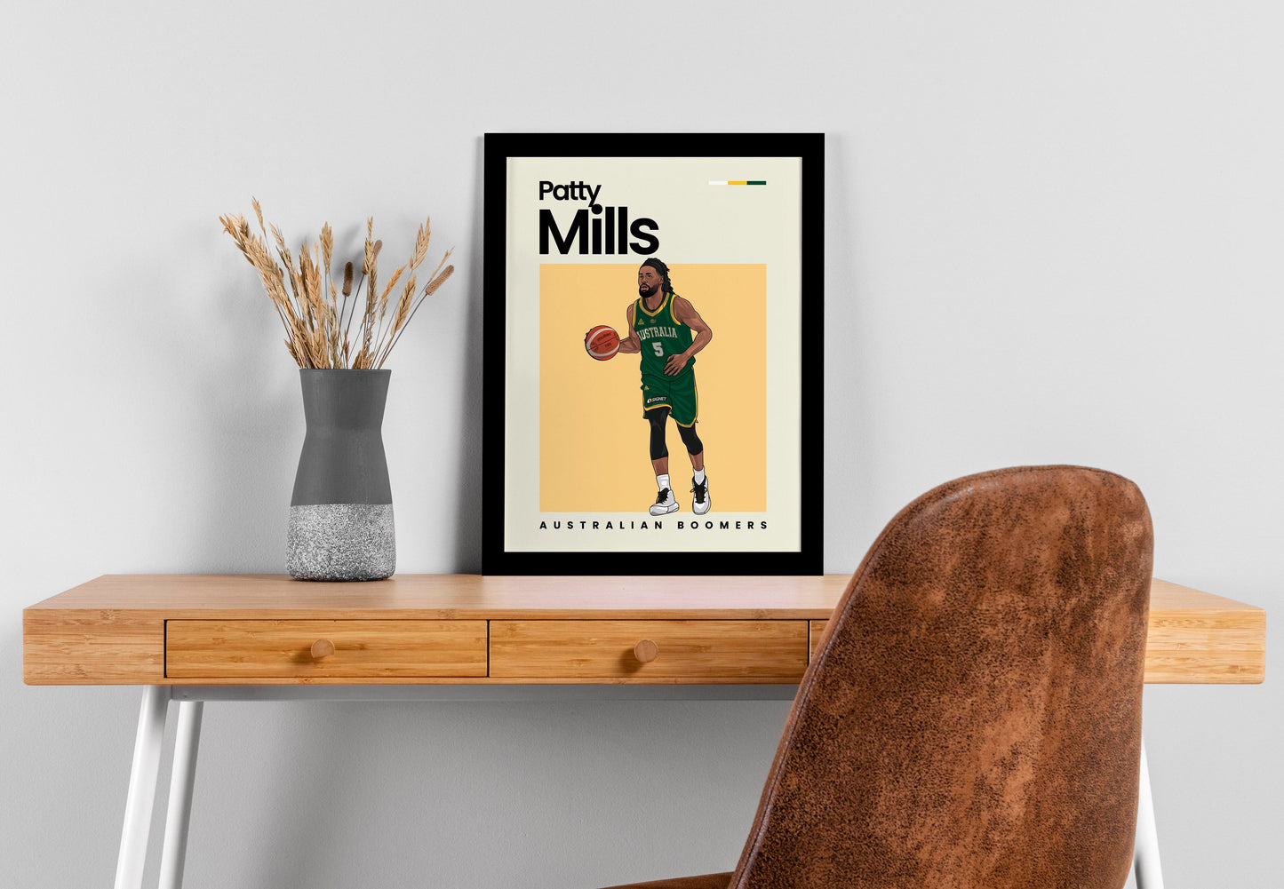 Patty Mills Boomers Wall Art