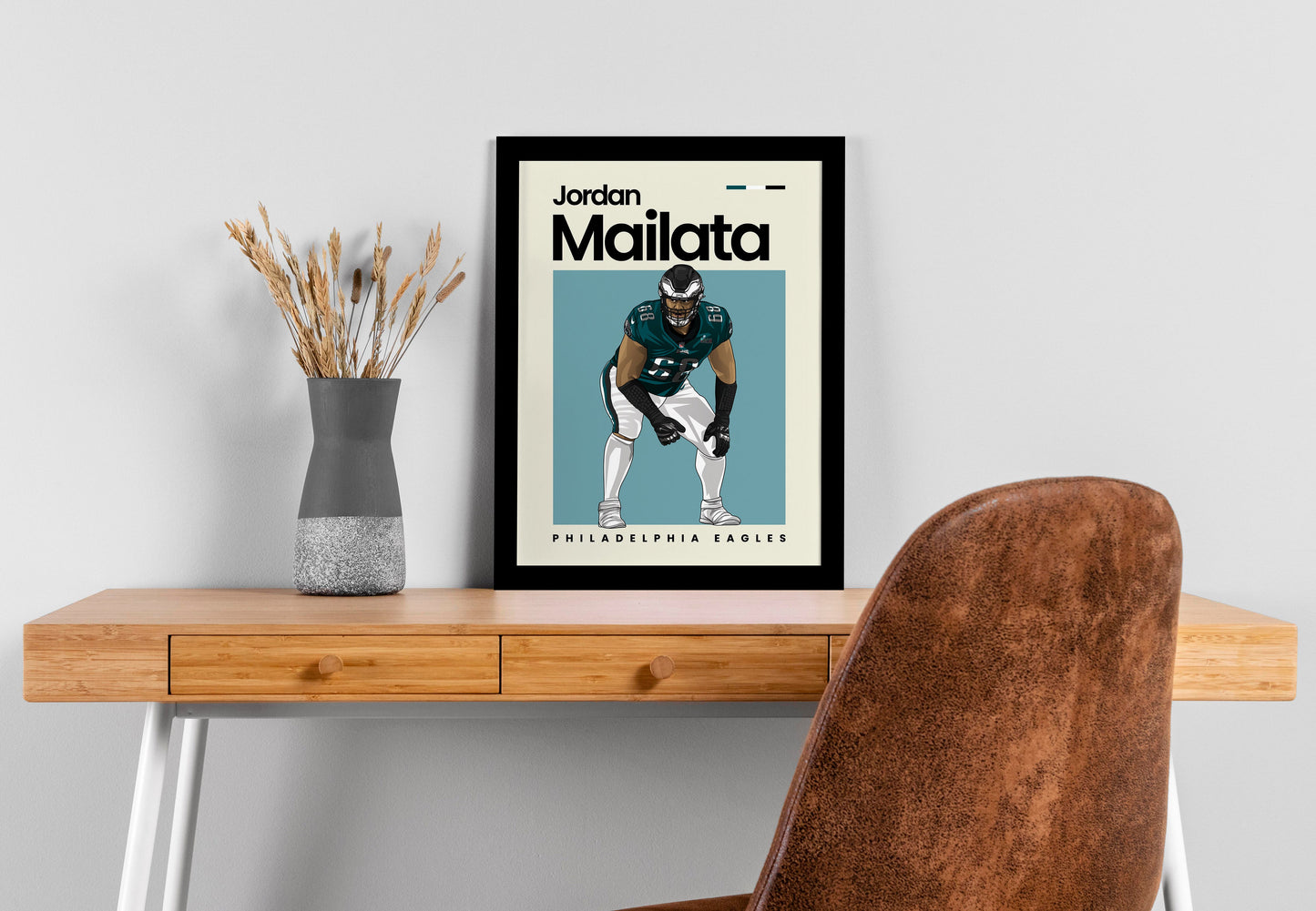 Jordan Mailata Eagles Wall Art