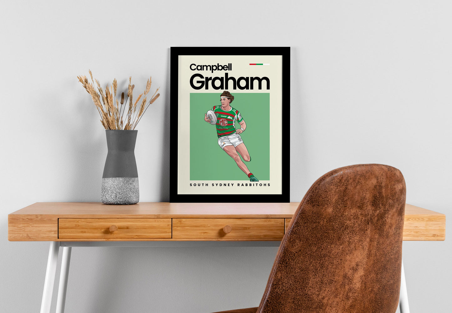 Campbell Graham Rabbitohs Wall Art