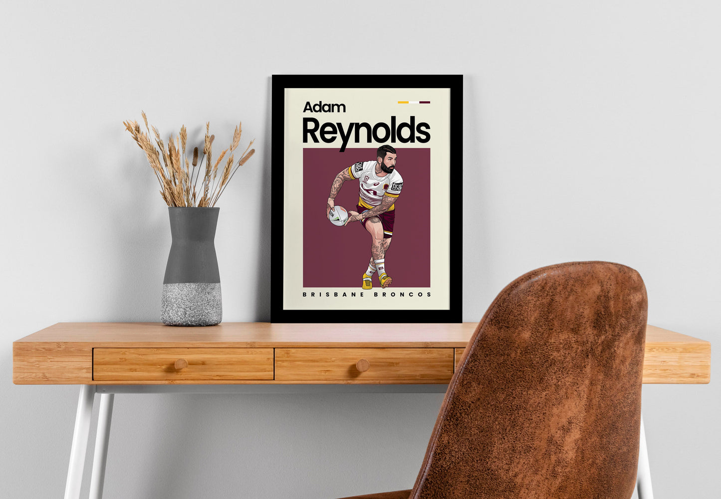 Adam Reynolds Broncos Wall Art