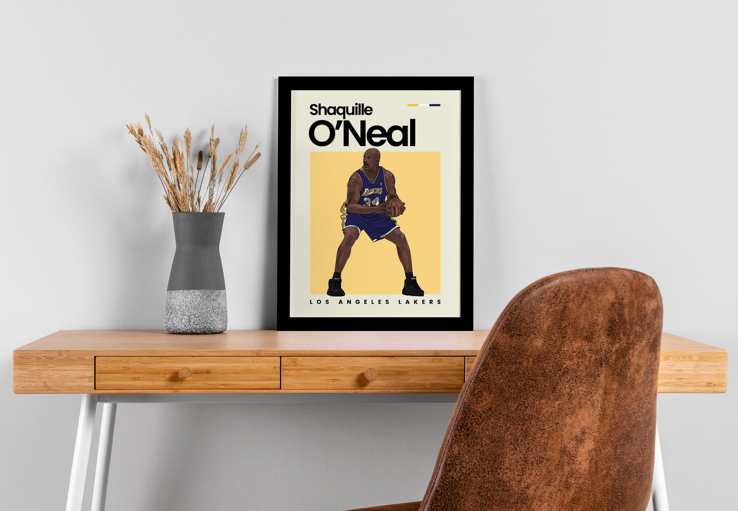 Shaquille O'Neal Lakers Wall Art