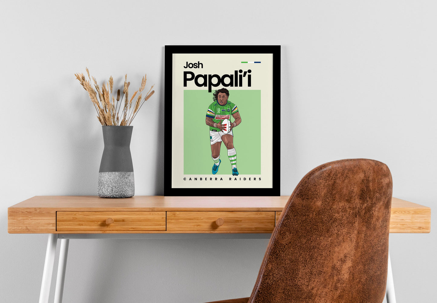 Josh Papali'i Raiders Wall Art