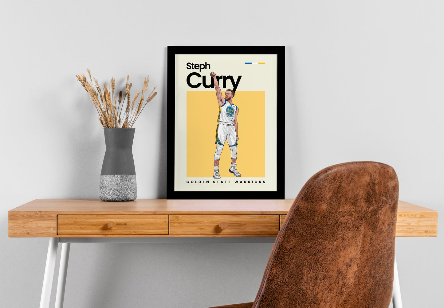 Steph Curry Warriors Wall Art