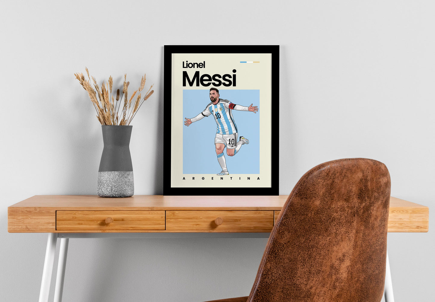 Lionel Messi Argentina Wall Art