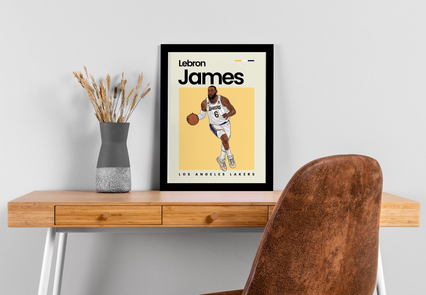 Lebron James Lakers Wall Art