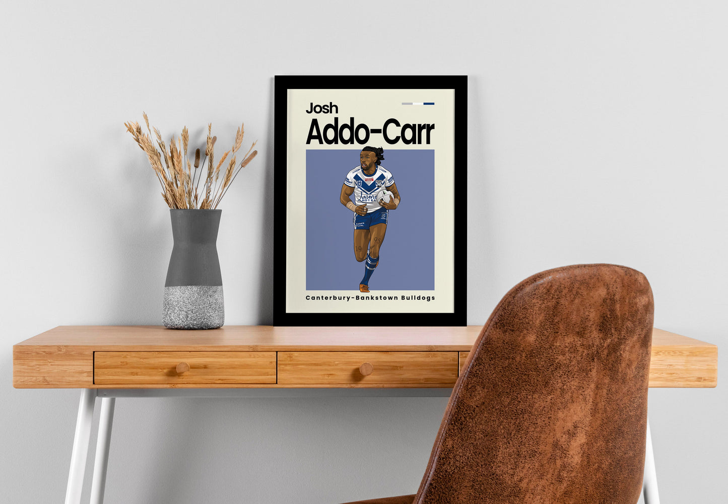 Josh Addo-Carr Bulldogs Wall Art