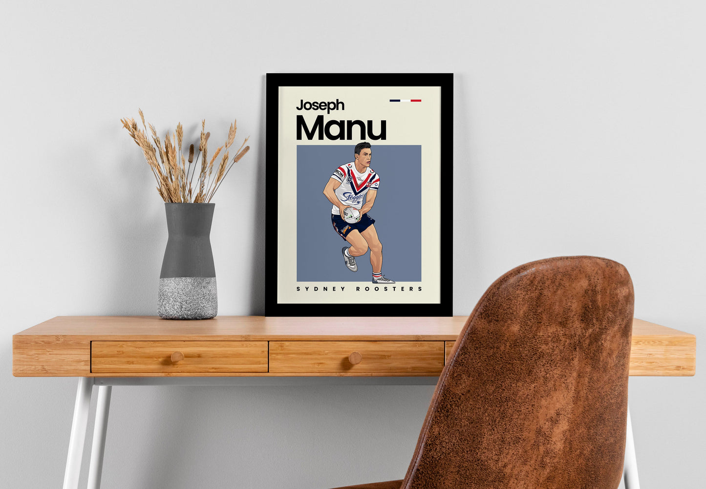 Joseph Manu Roosters Wall Art