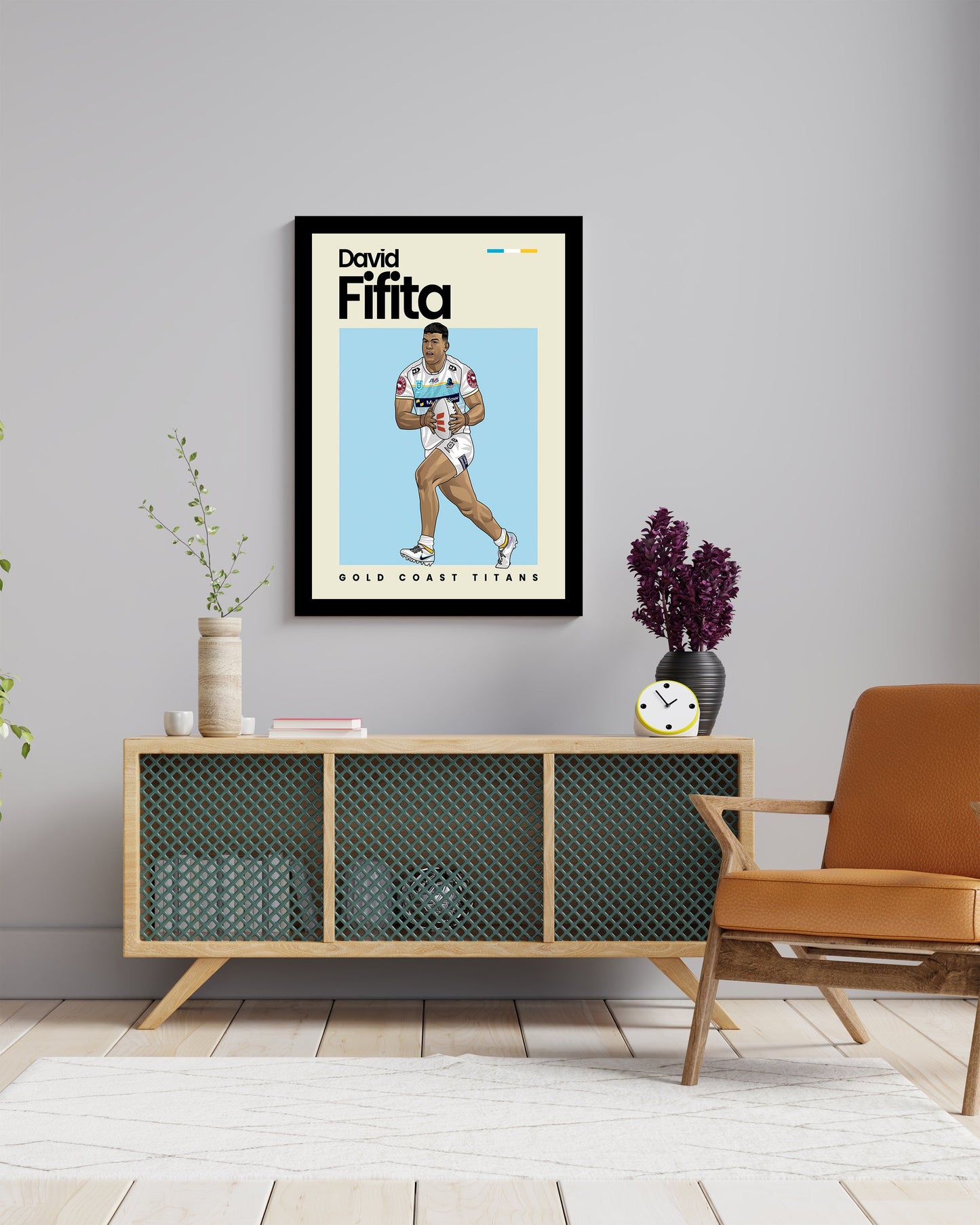 David Fifita Titans Wall Art