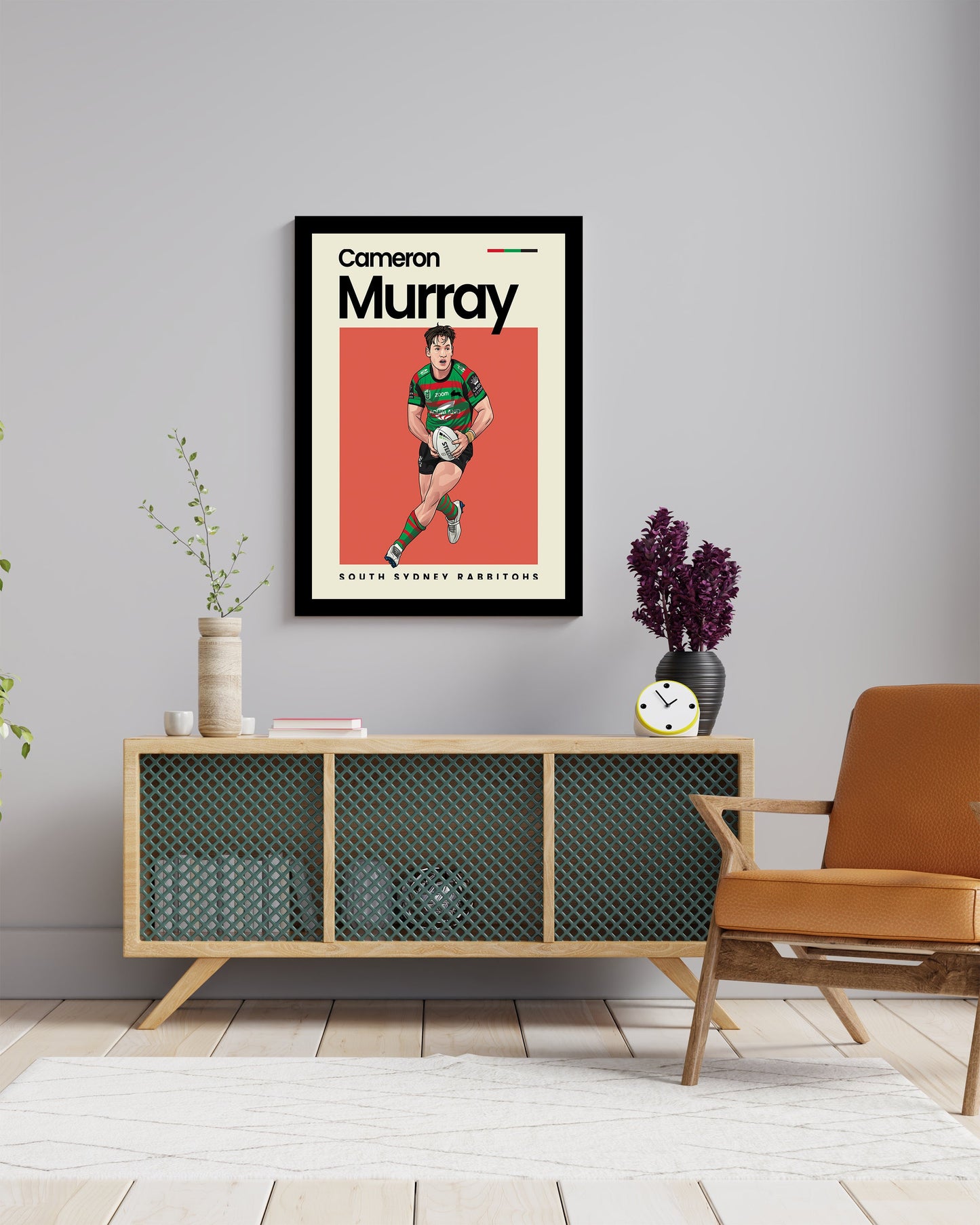 Cameron Murray Rabbitohs Wall Art