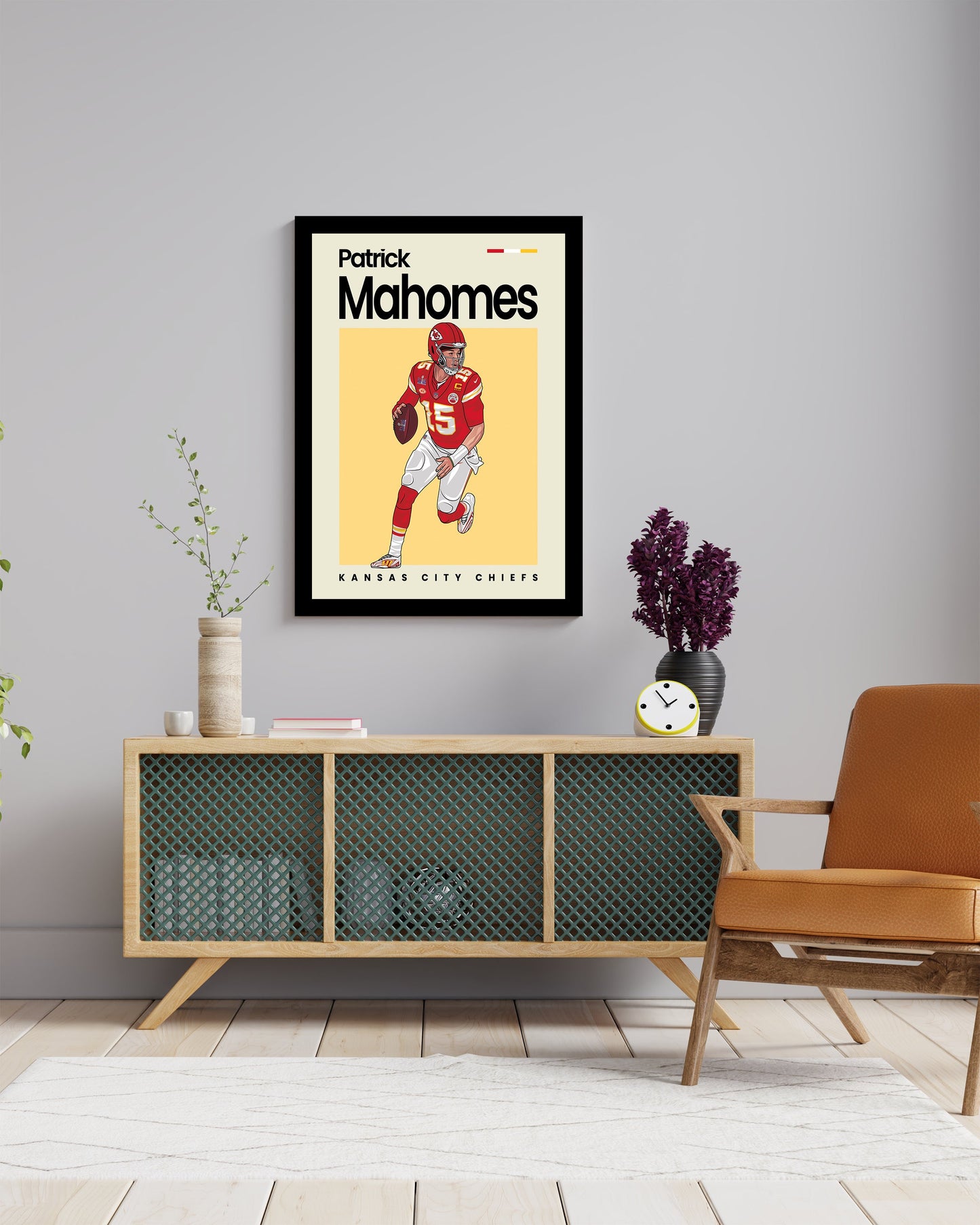 Patrick Mahomes Chiefs Wall Art