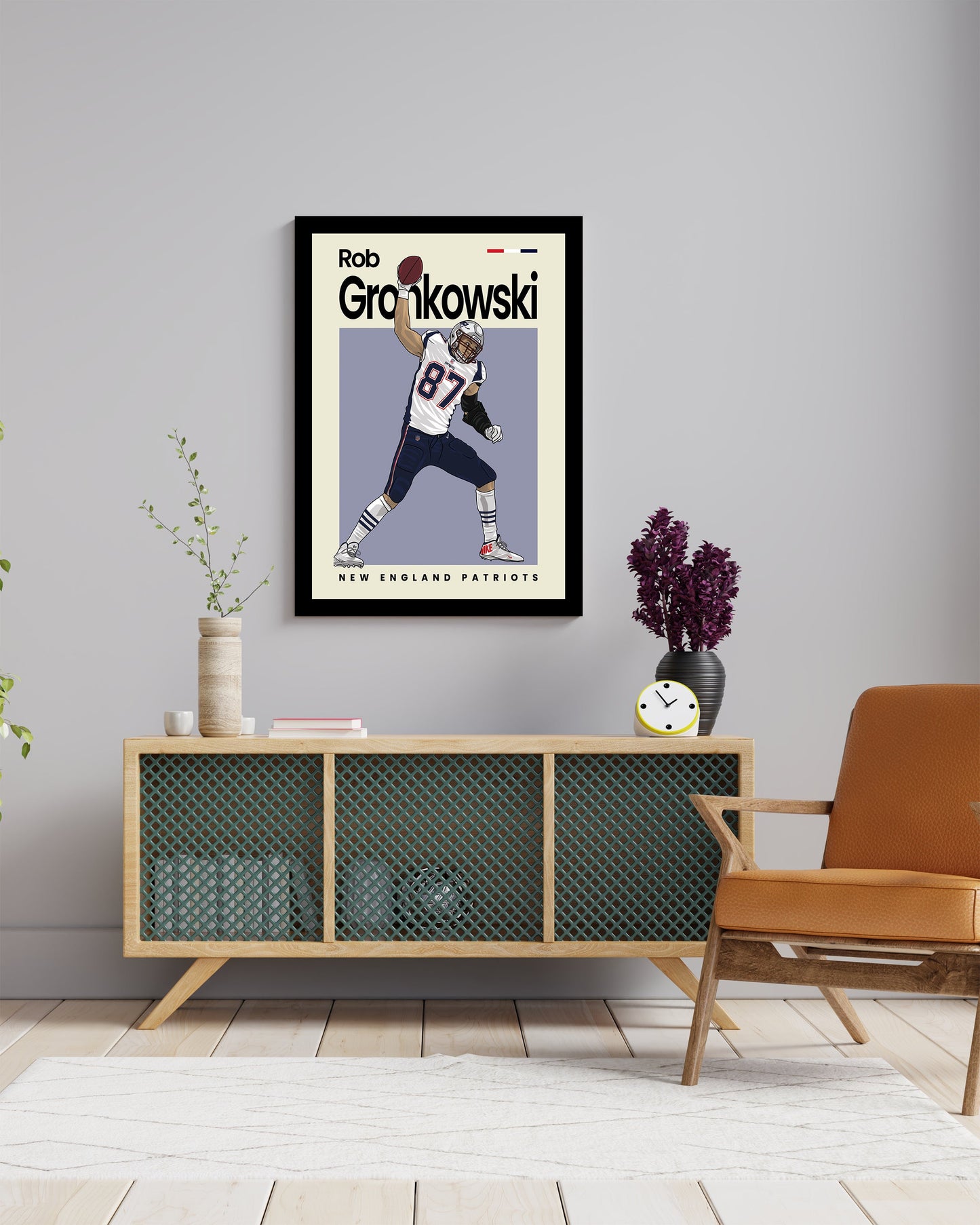 Rob Gronkowski Patriots Wall Art