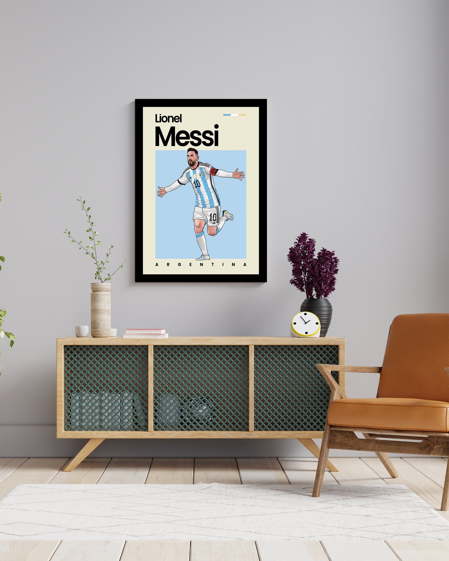 Lionel Messi Argentina Wall Art