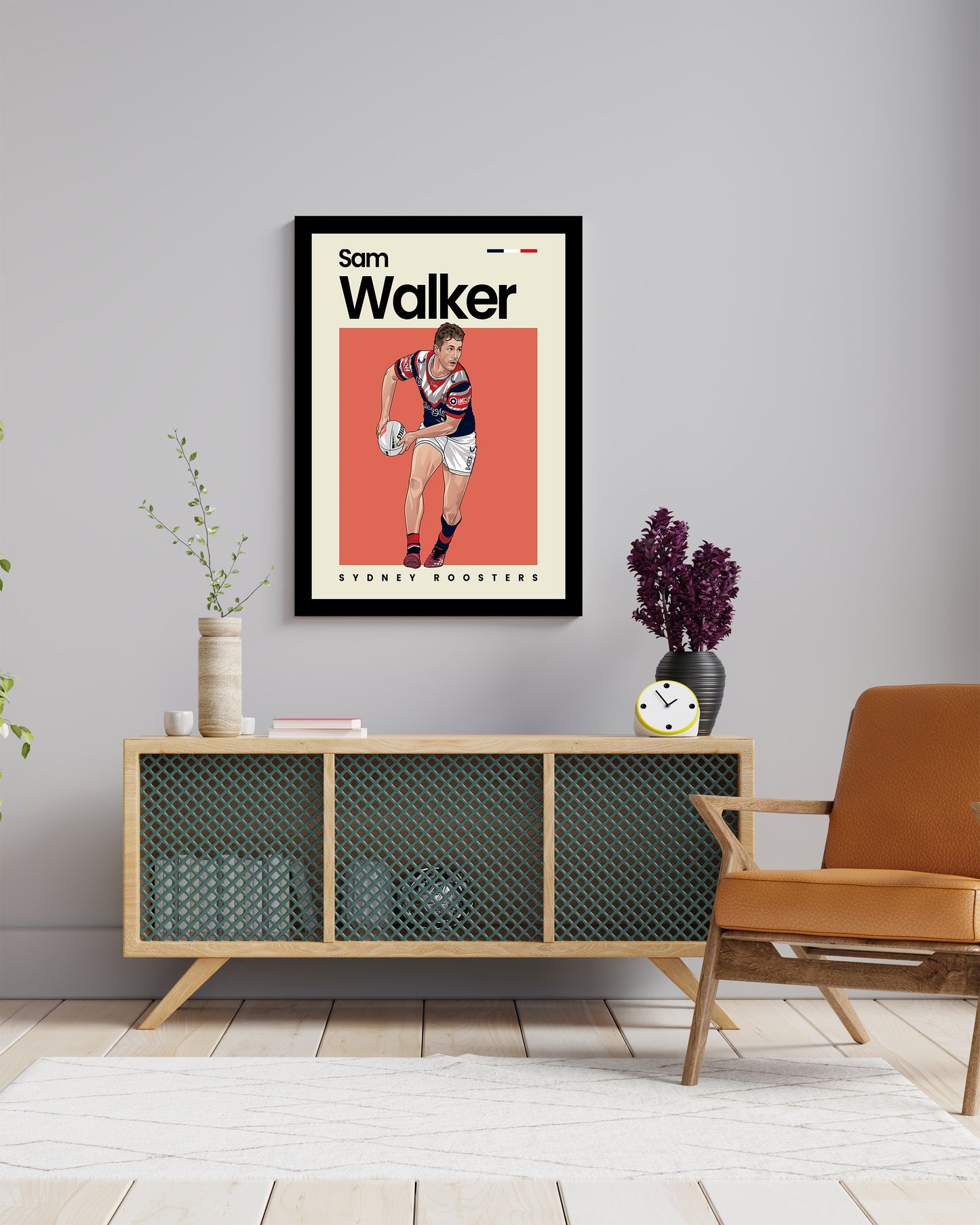 Sam Walker Roosters Wall Art