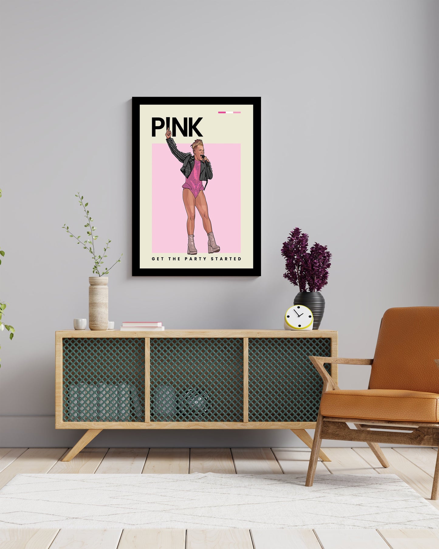 P!NK Pop/Rock Wall Art