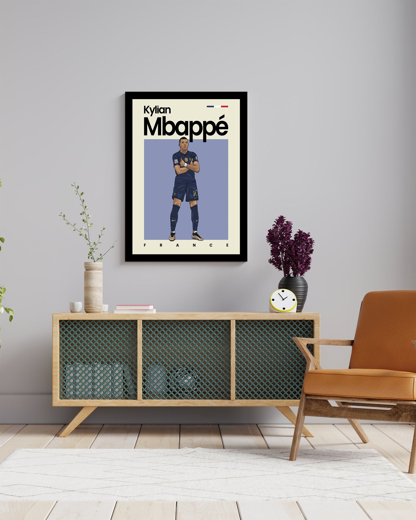 Kylian Mbappé France Wall Art