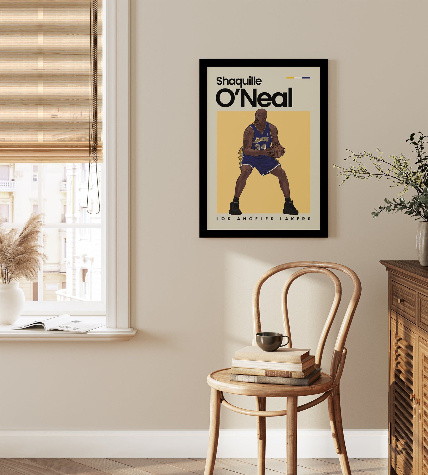 Shaquille O'Neal Lakers Wall Art