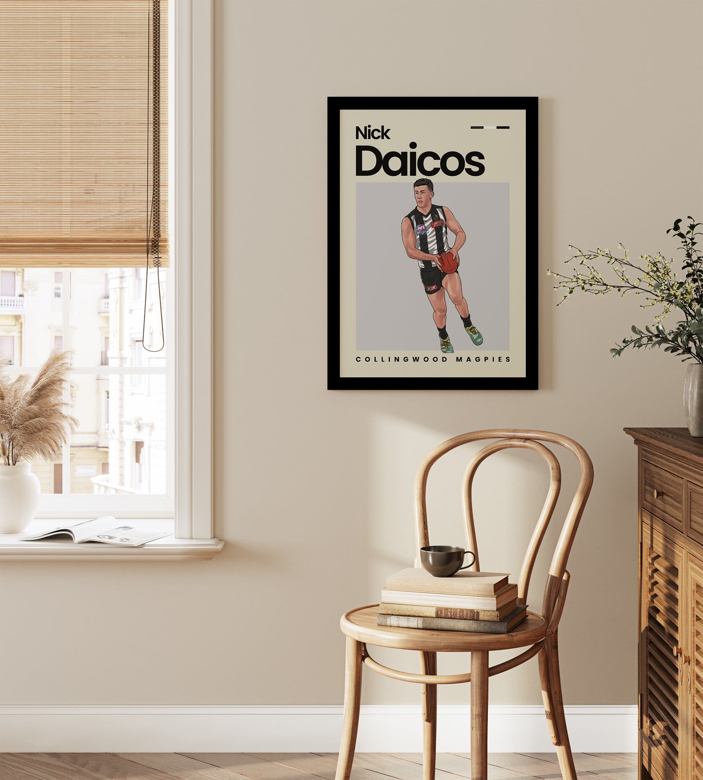 Nick Daicos Collingwood Wall Art