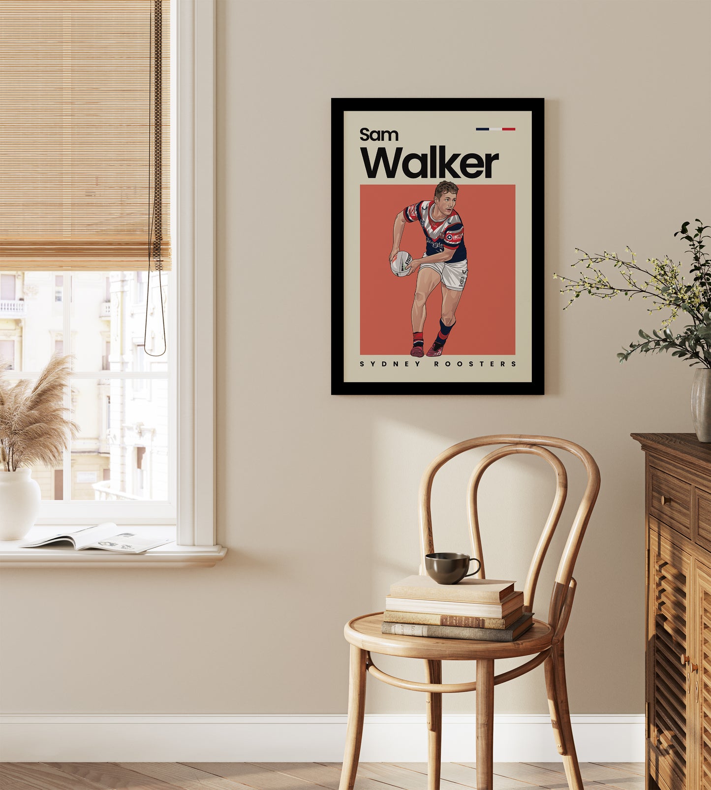 Sam Walker Roosters Wall Art