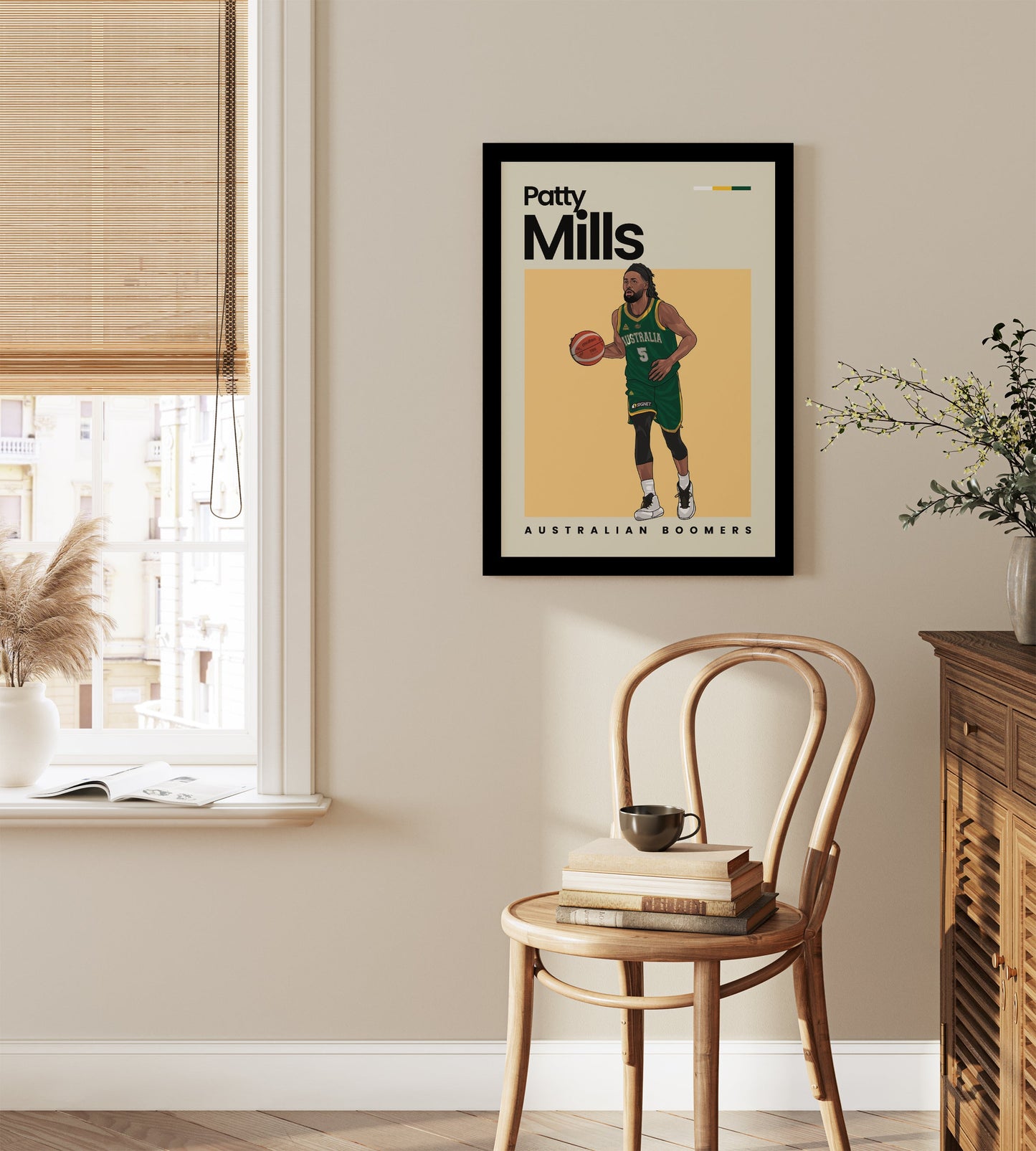 Patty Mills Boomers Wall Art