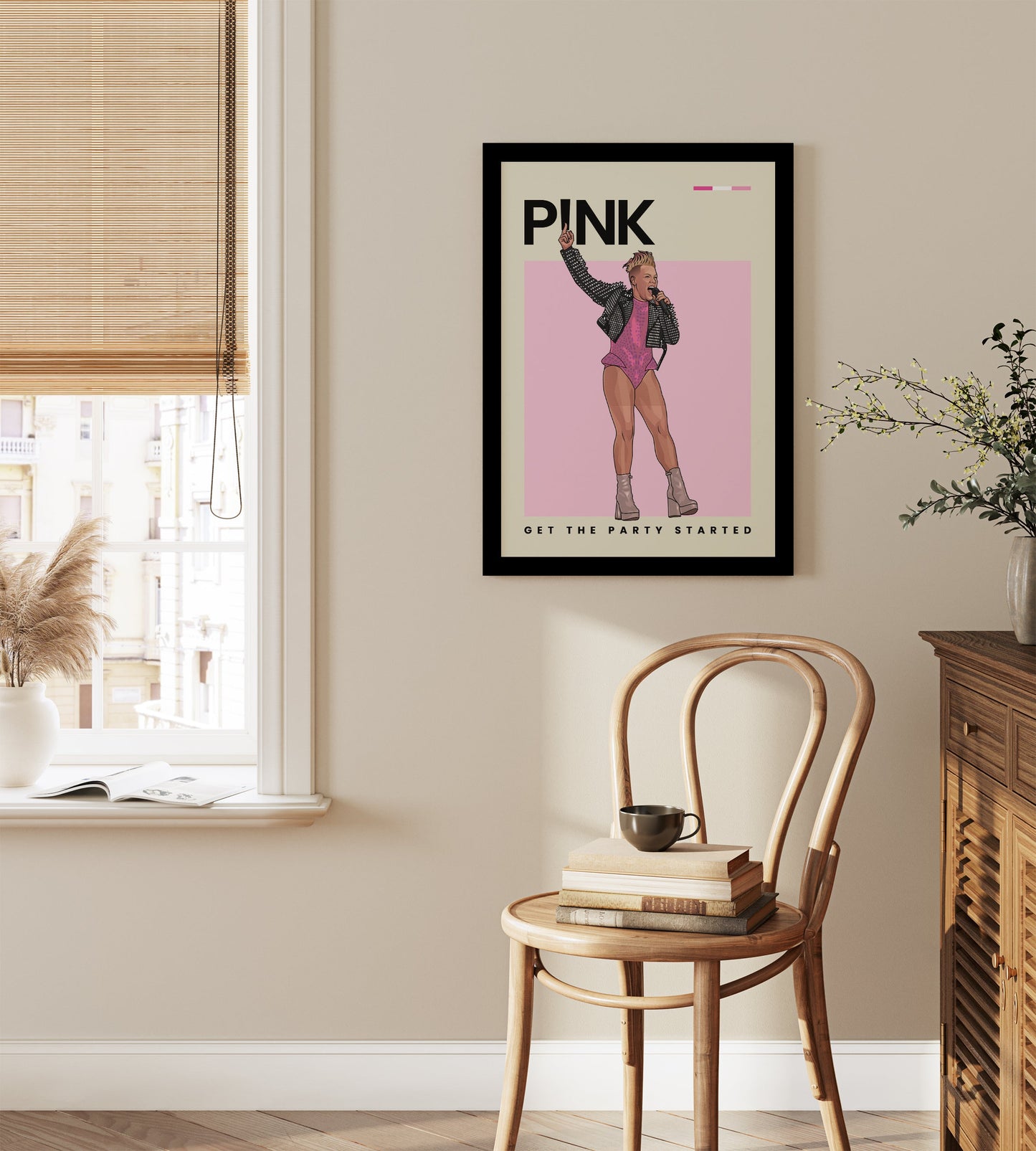 P!NK Pop/Rock Wall Art