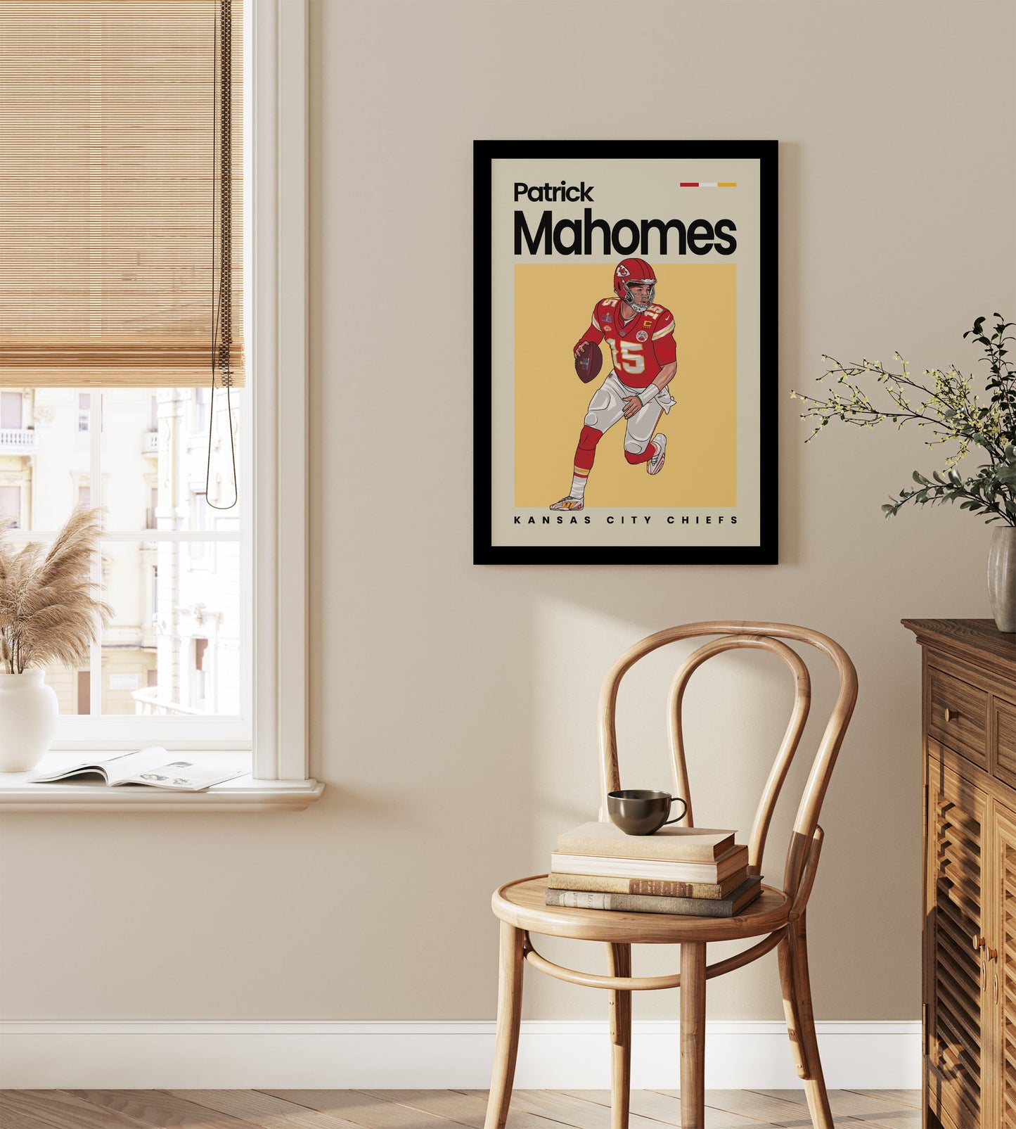 Patrick Mahomes Chiefs Wall Art