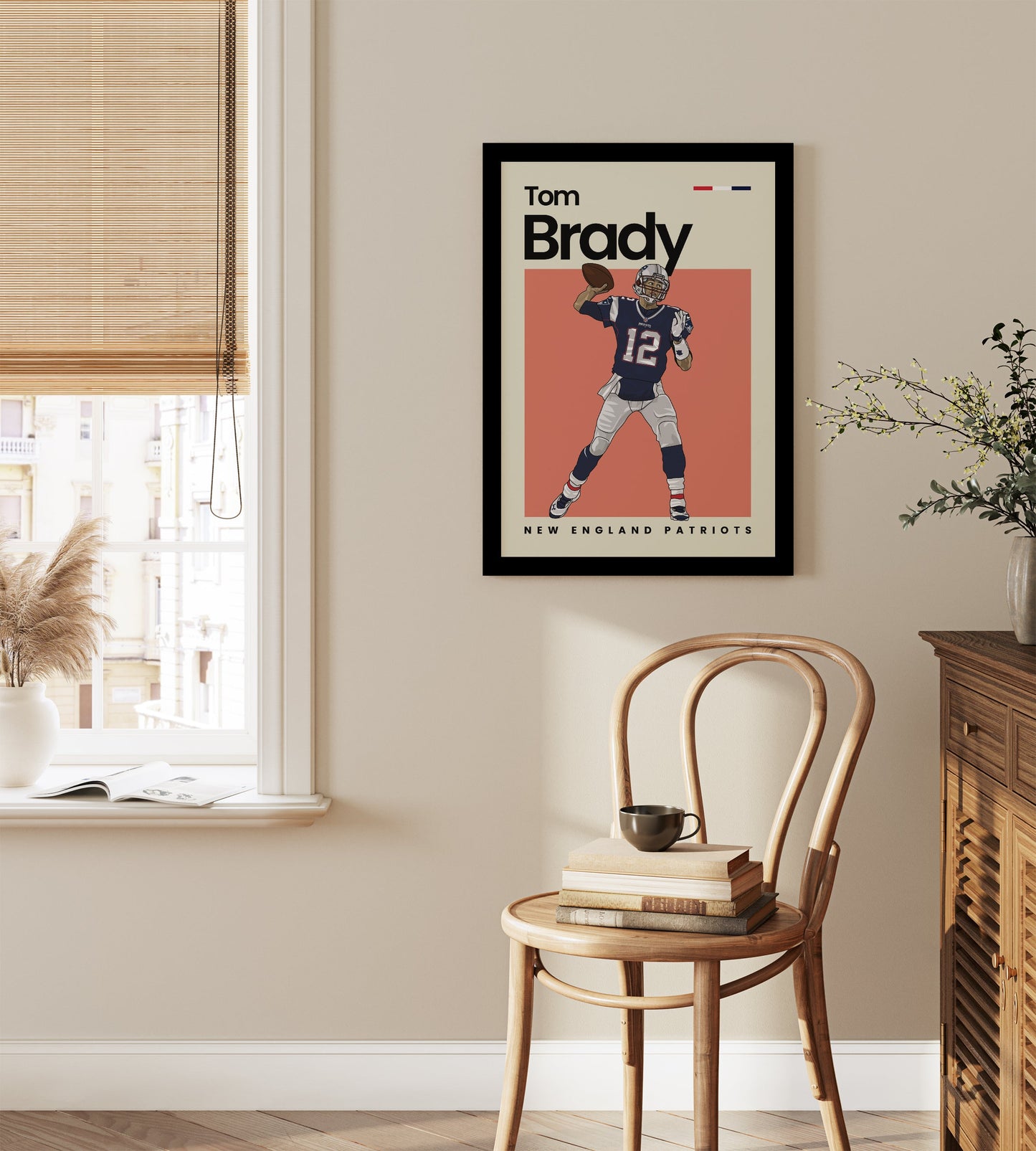 Tom Brady Patriots Wall Art