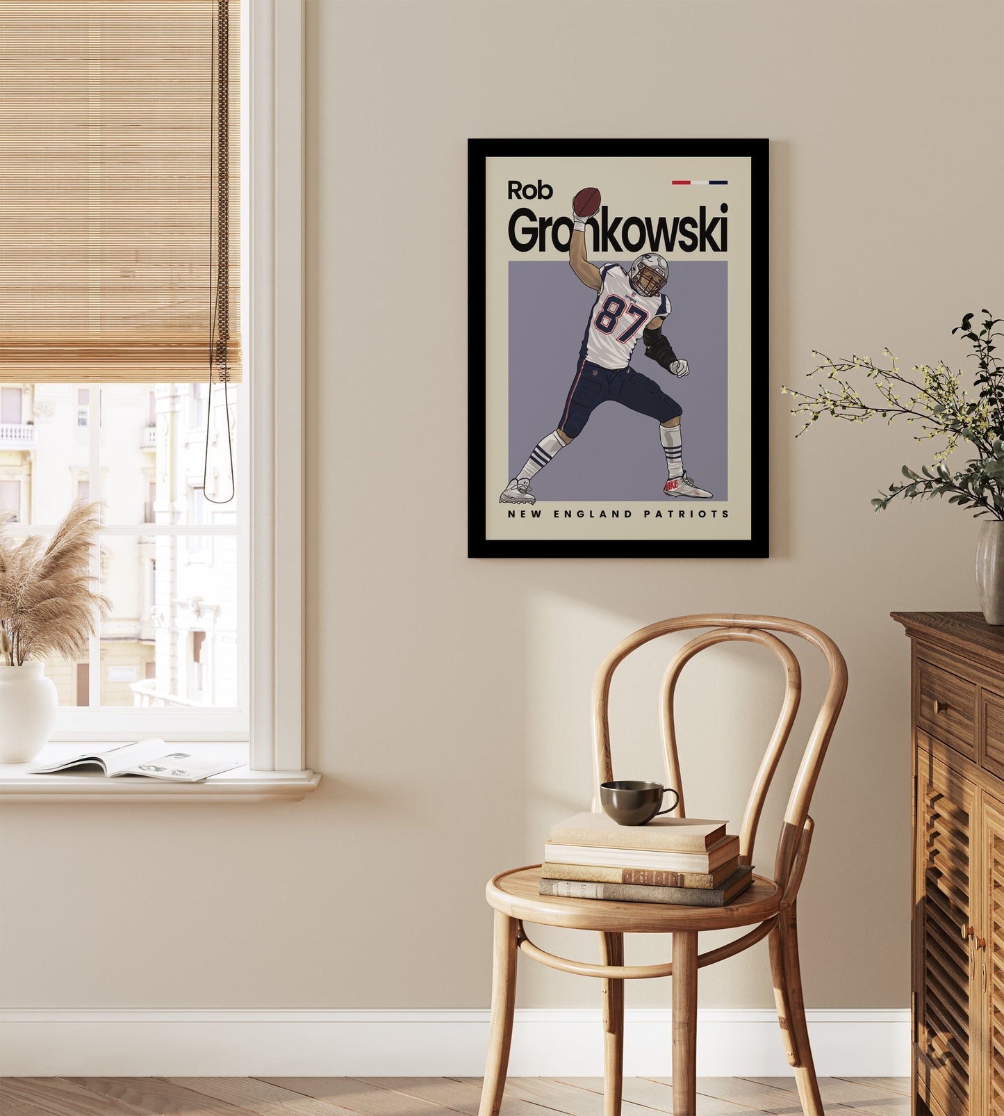 Rob Gronkowski Patriots Wall Art