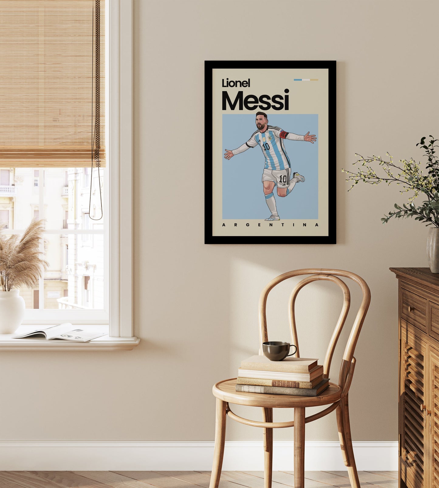 Lionel Messi Argentina Wall Art