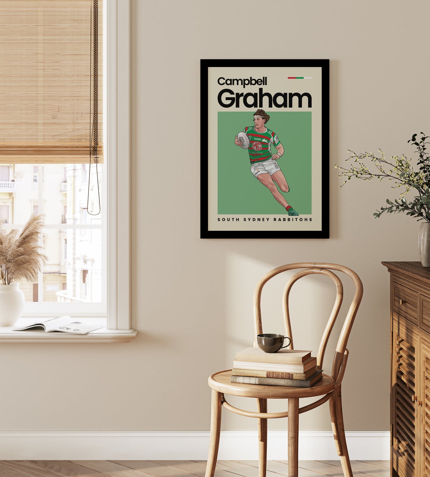 Campbell Graham Rabbitohs Wall Art