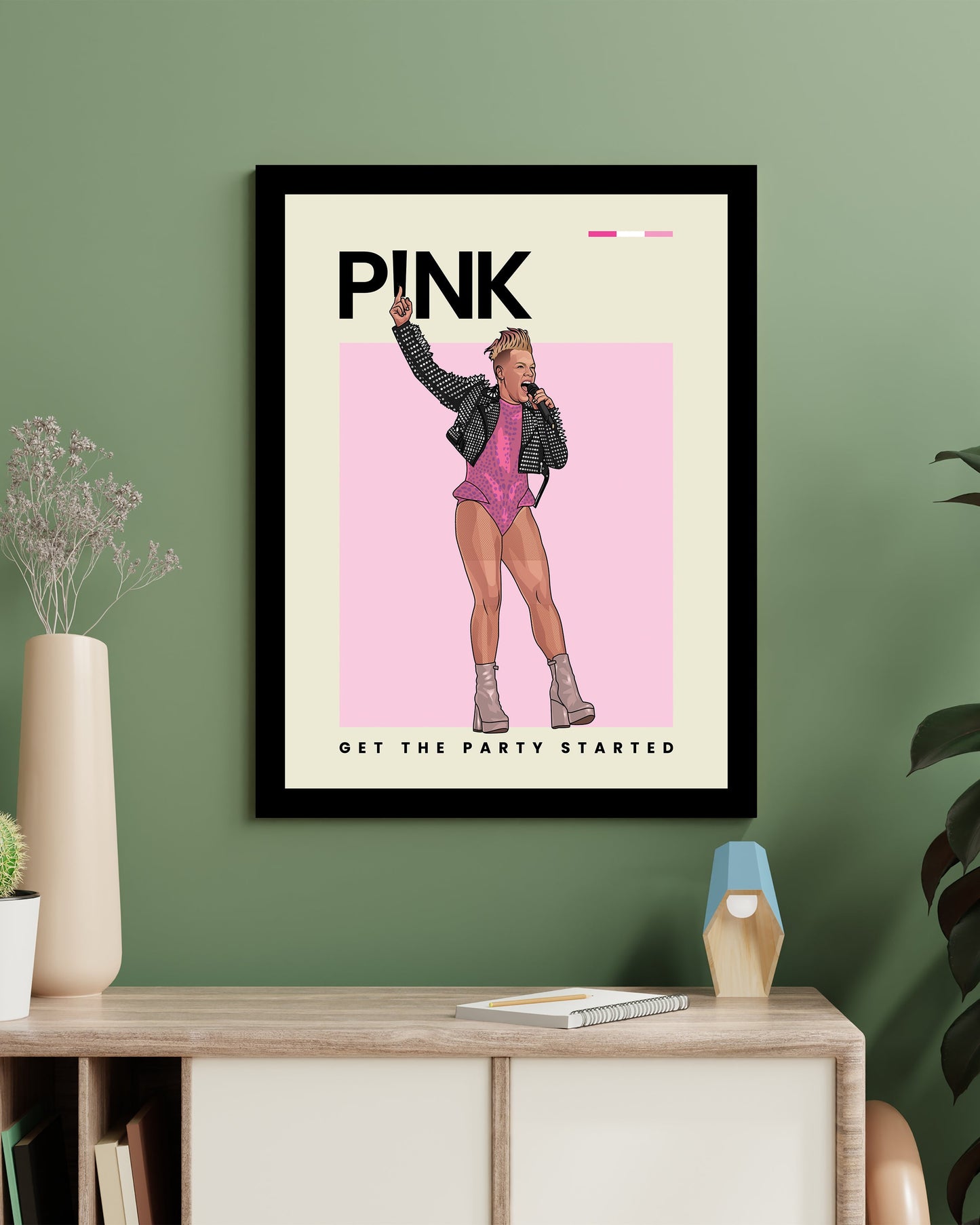 P!NK Pop/Rock Wall Art