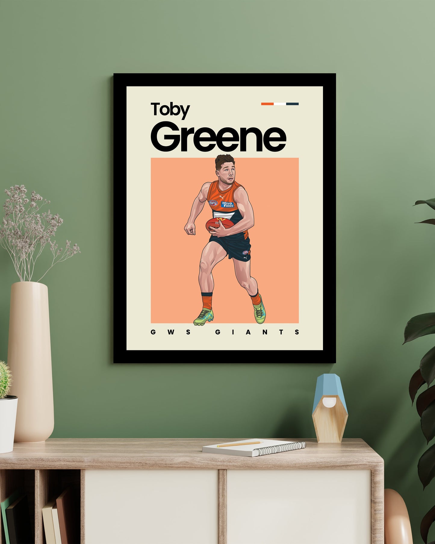 Toby Greene Giants Wall Art