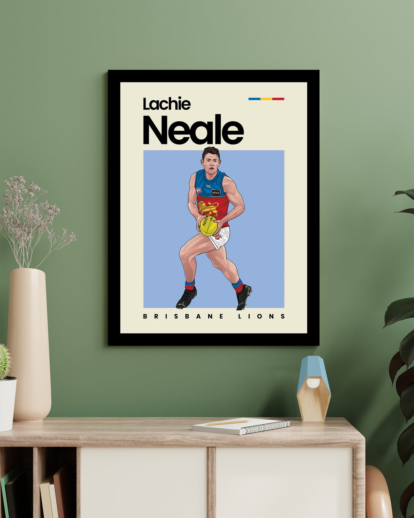 Lachie Neale Brisbane Wall Art