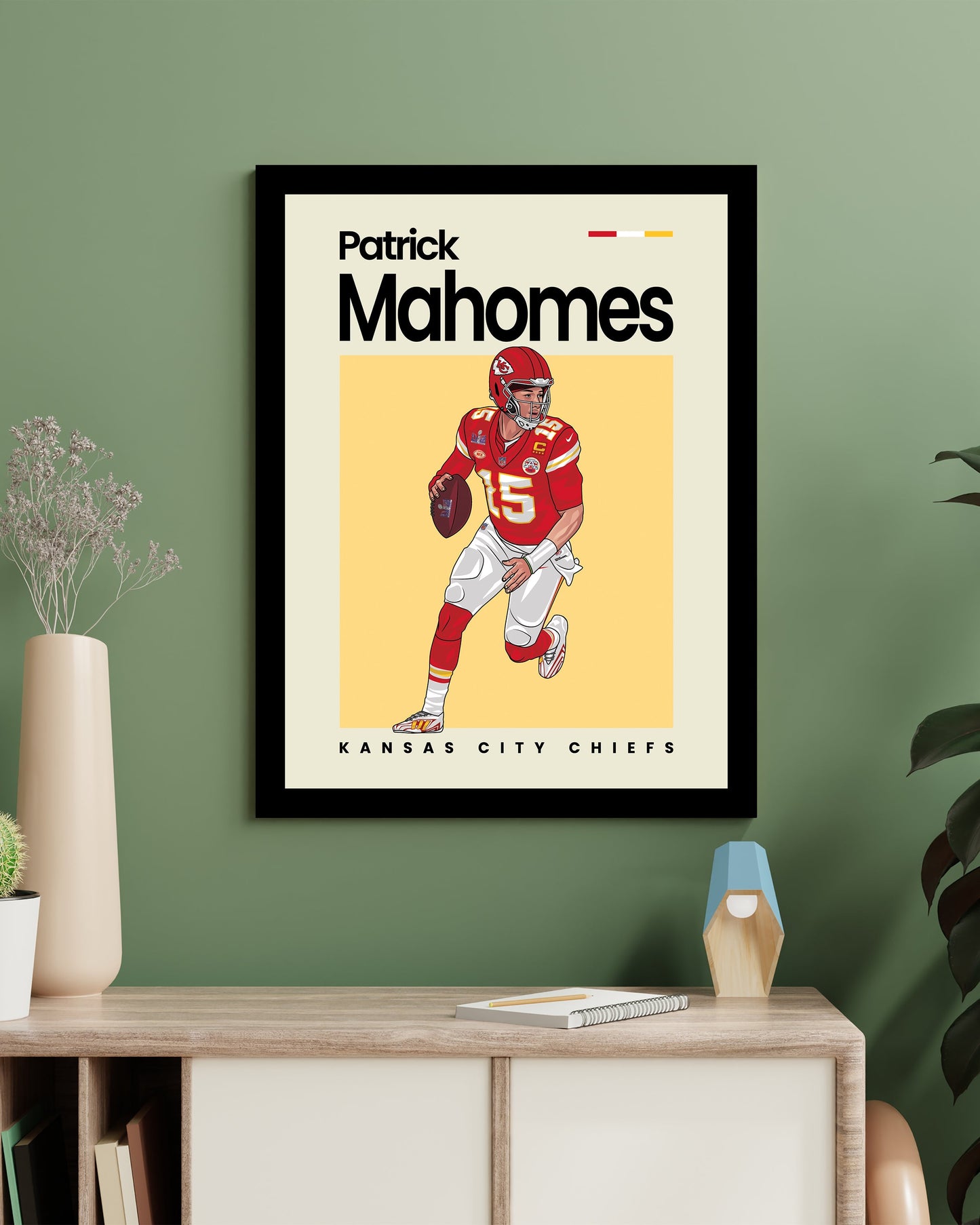 Patrick Mahomes Chiefs Wall Art