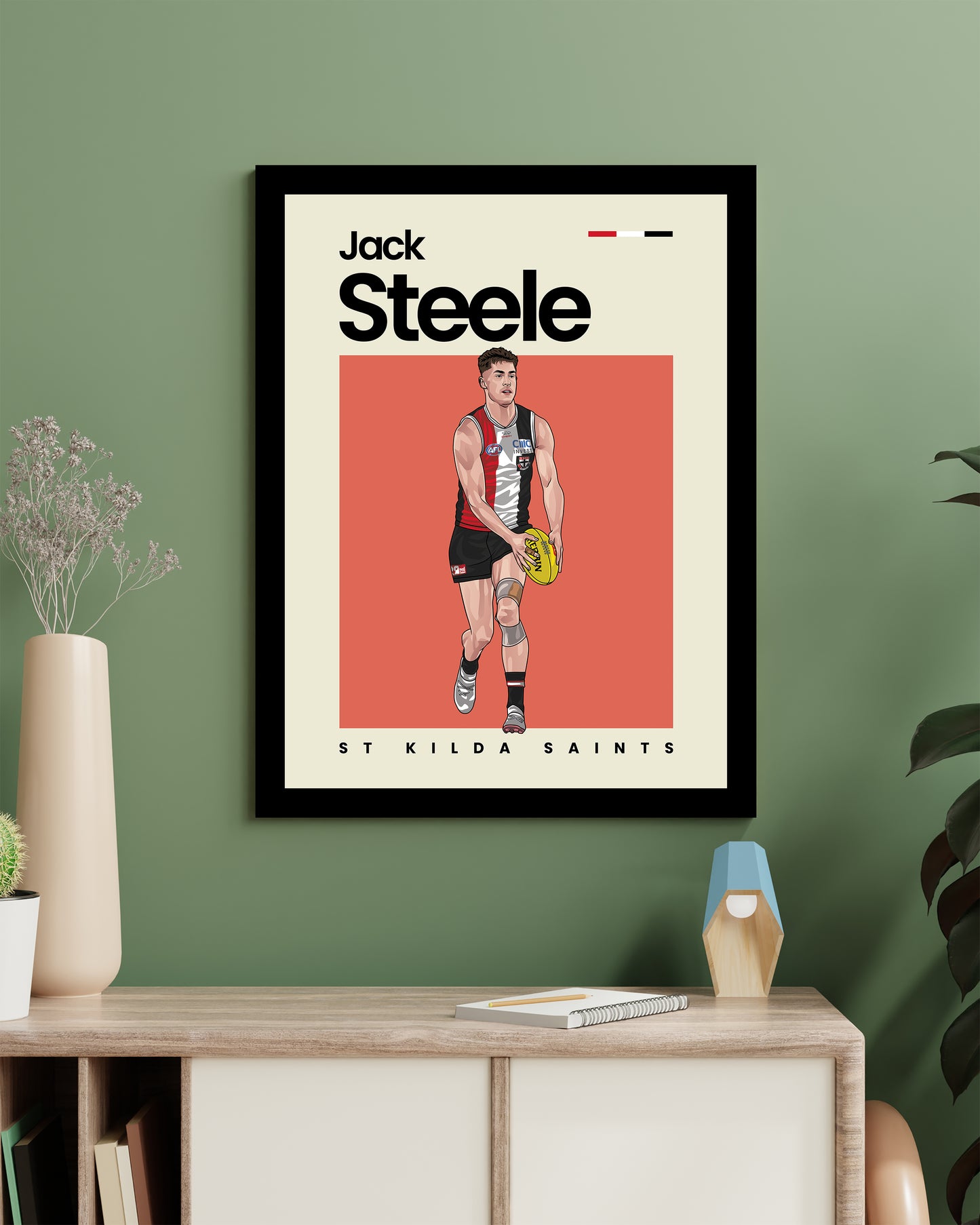 Jack Steele St Kilda Wall Art