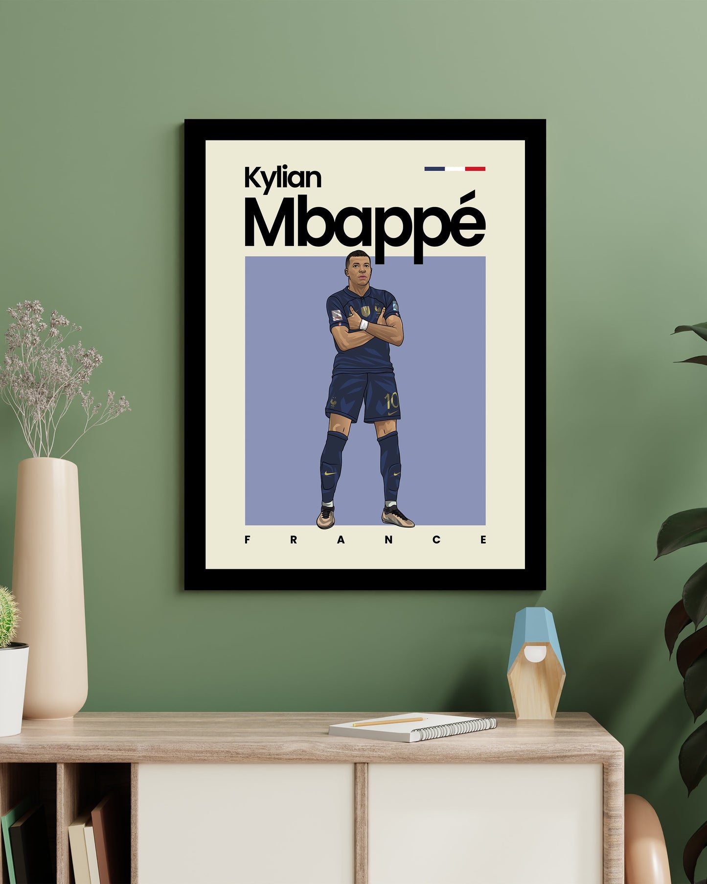 Kylian Mbappé France Wall Art