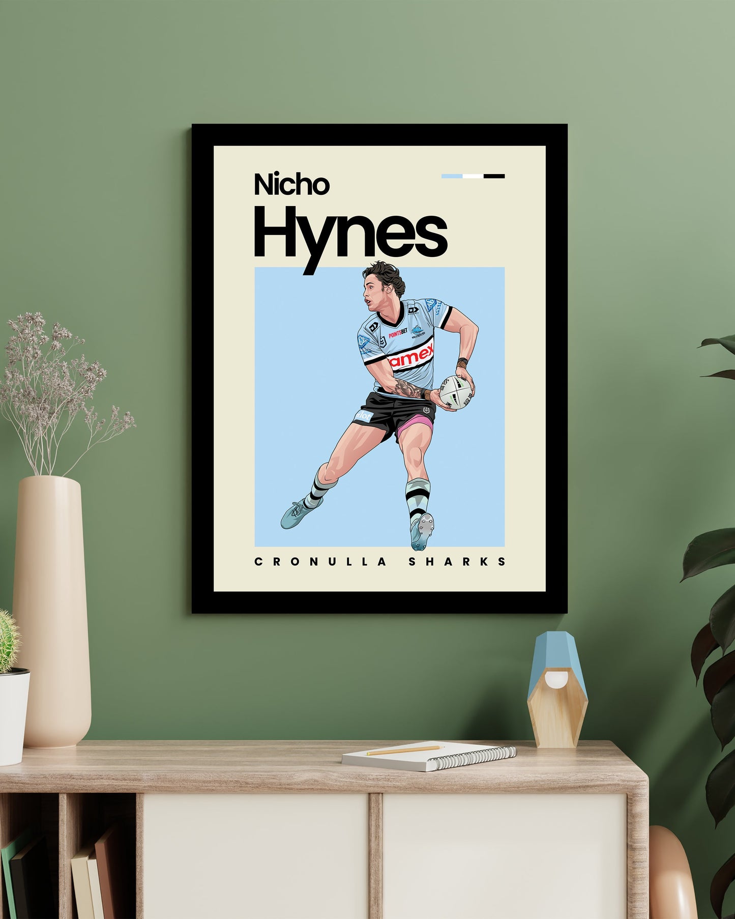 Nicho Hynes Sharks Wall Art