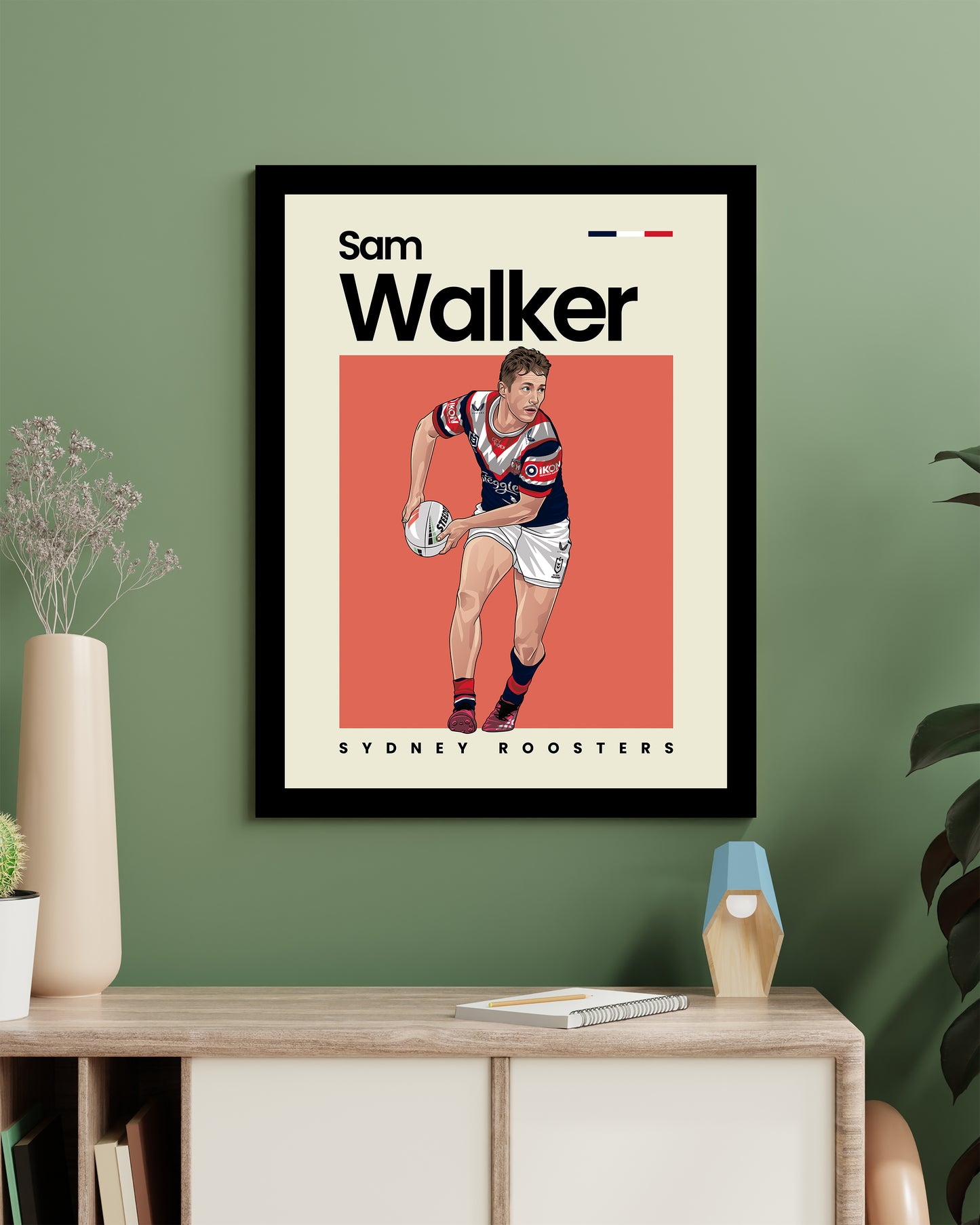 Sam Walker Roosters Wall Art