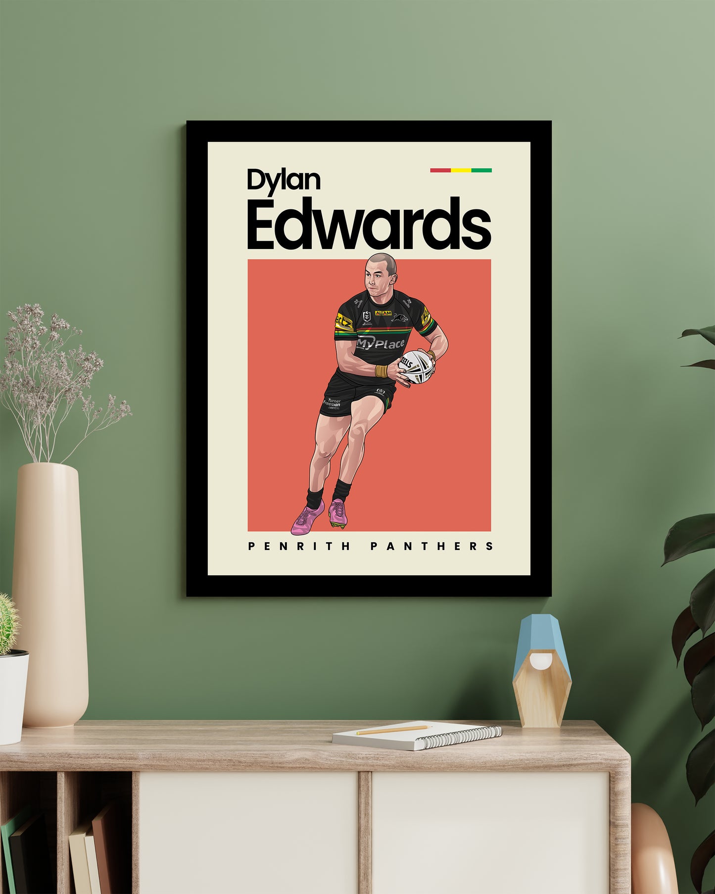 Dylan Edwards Panthers Wall Art