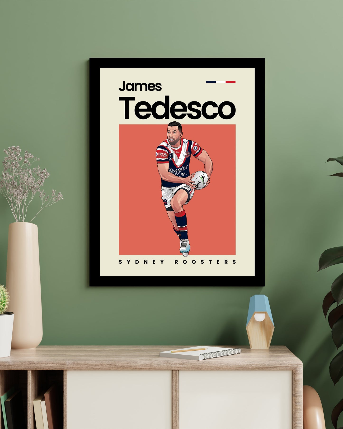 James Tedesco Roosters Wall Art