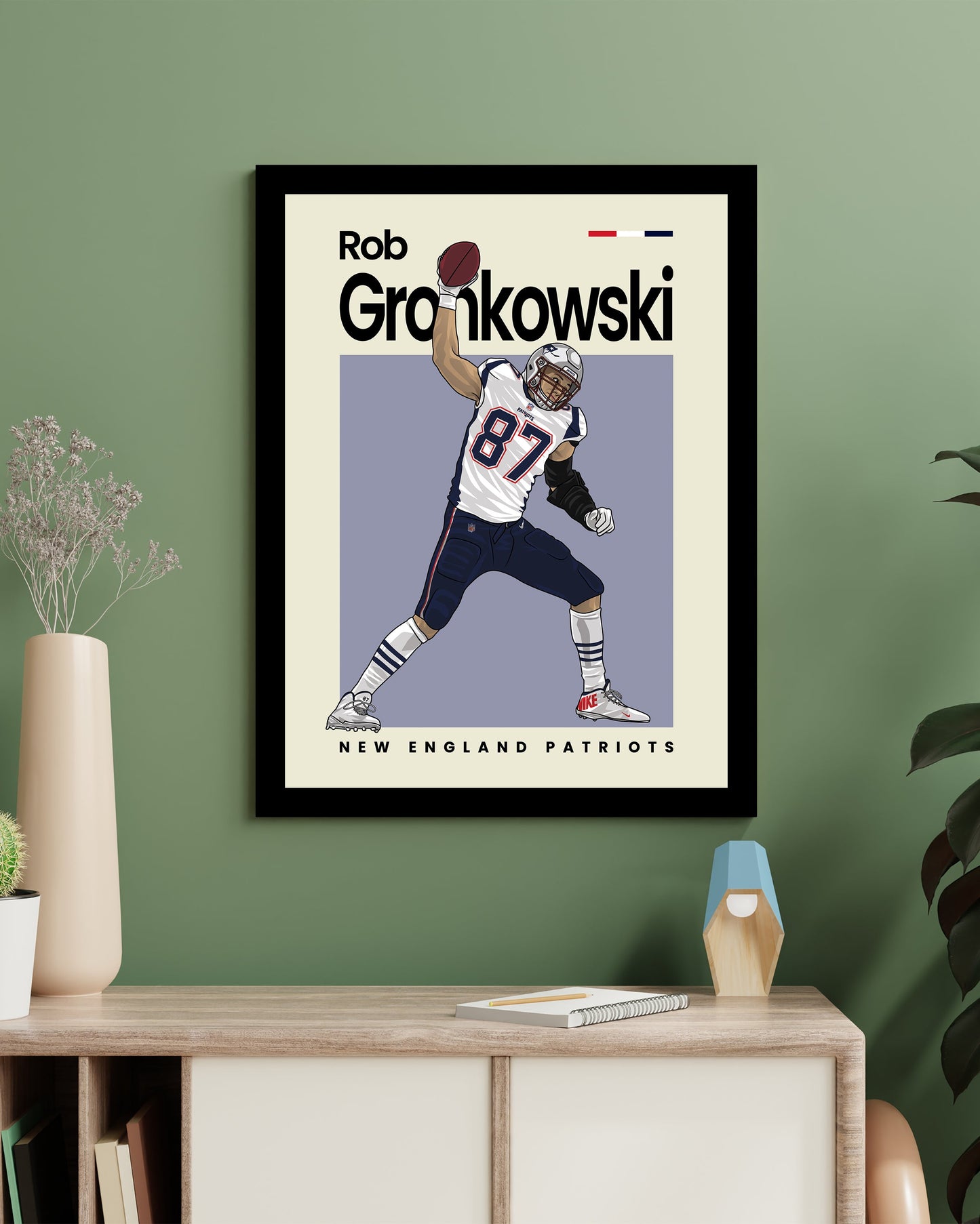 Rob Gronkowski Patriots Wall Art