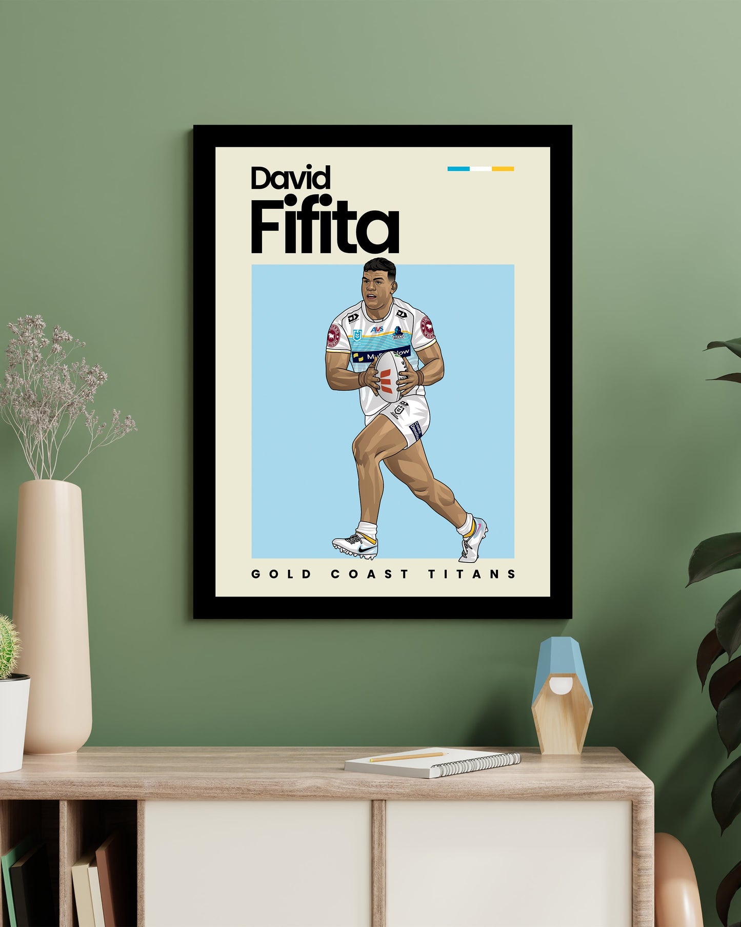 David Fifita Titans Wall Art