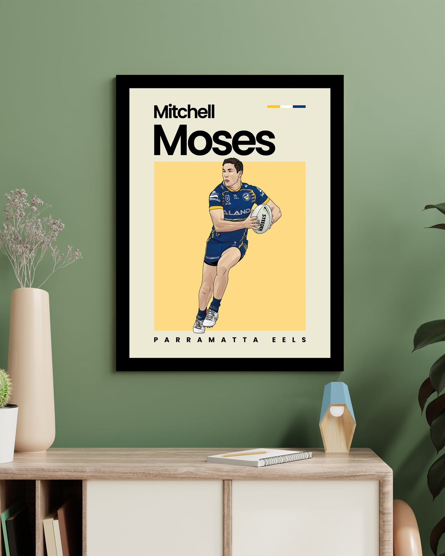 Mitchell Moses Eels Wall Art