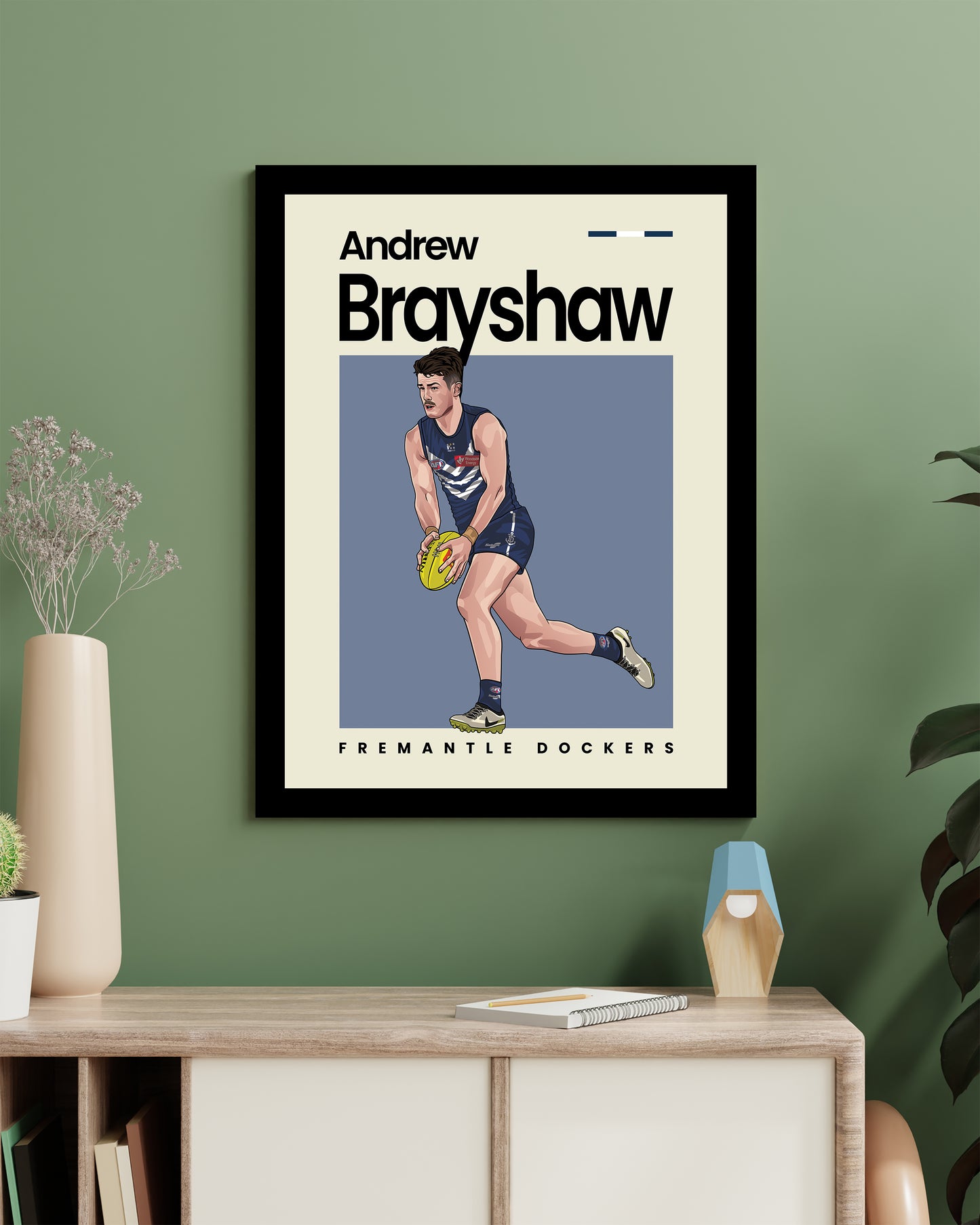 Andrew Brayshaw Fremantle Wall Art