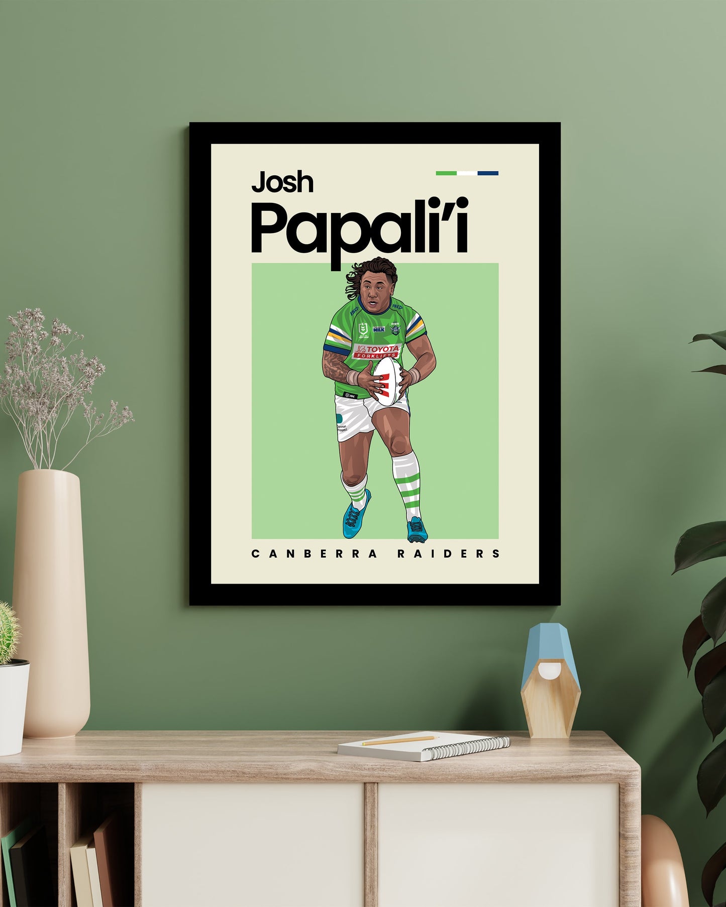 Josh Papali'i Raiders Wall Art