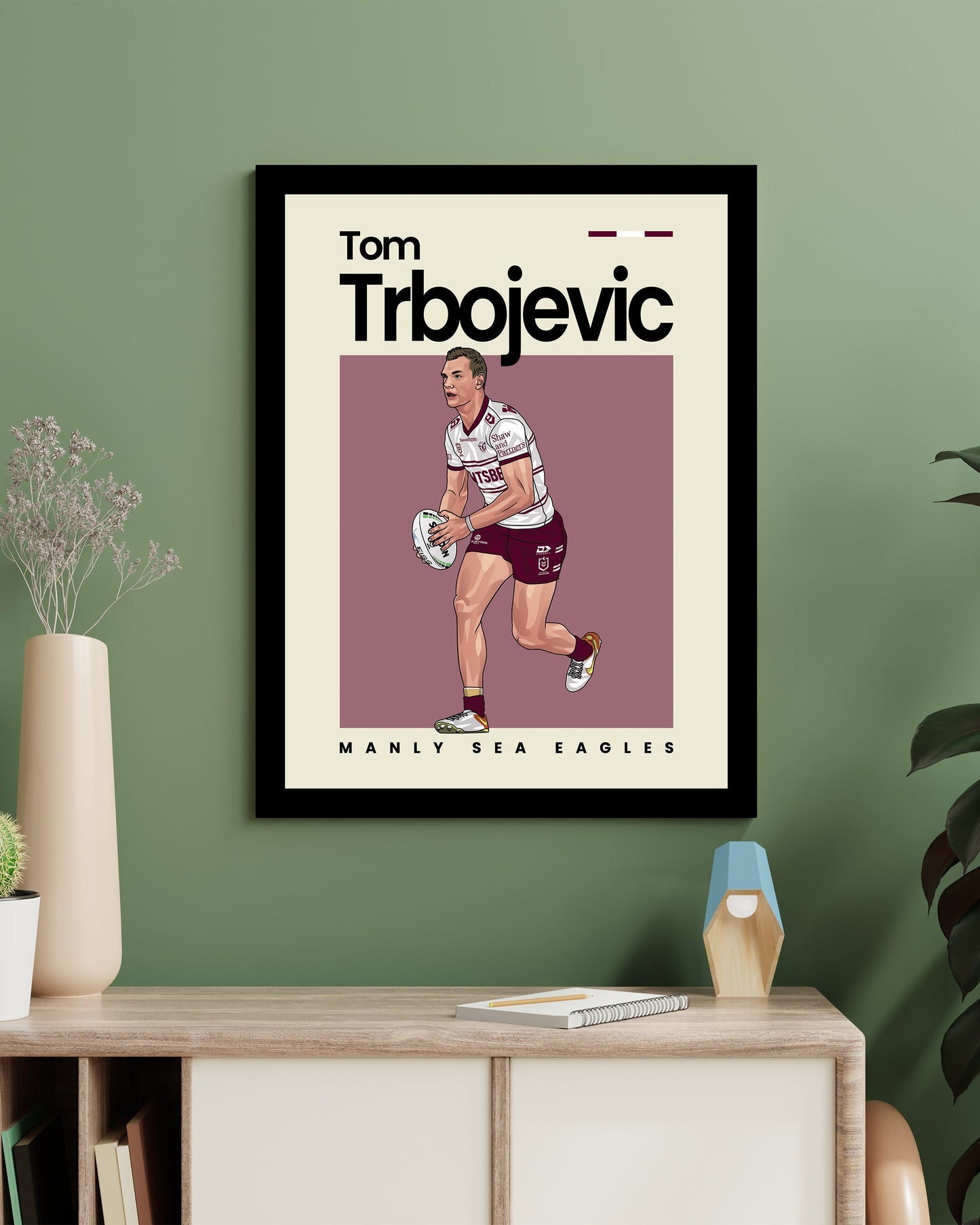 Tom Trbojevic Sea Eagles Wall Art