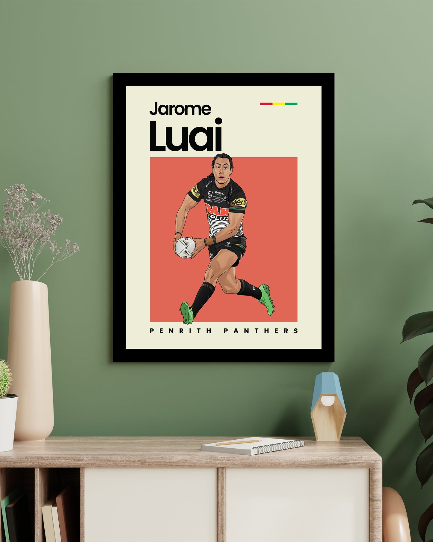 Jarome Luai Panthers Wall Art