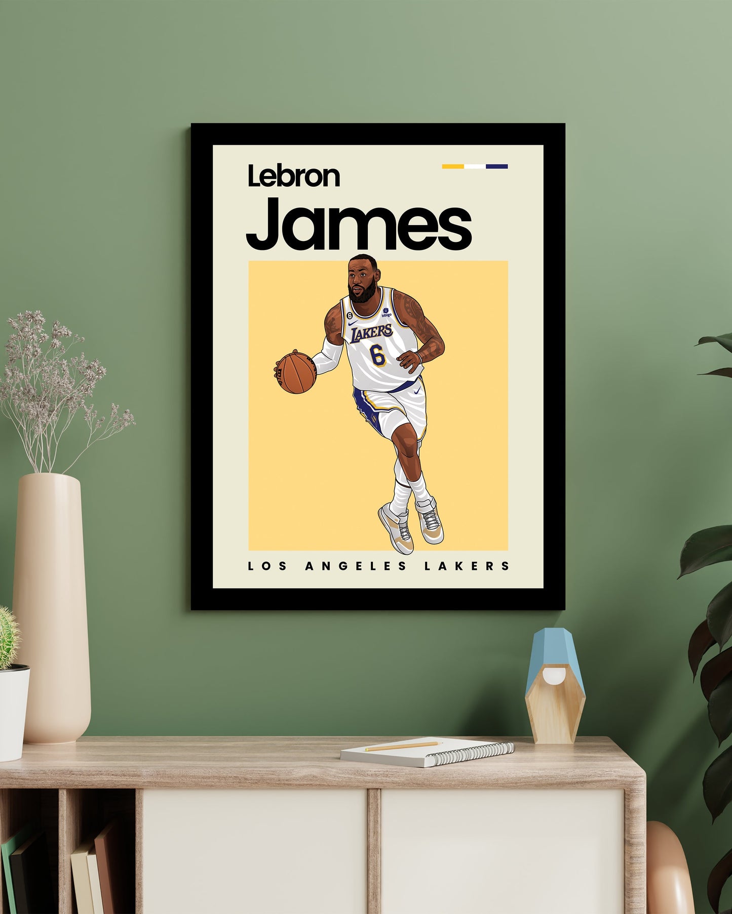 Lebron James Lakers Wall Art