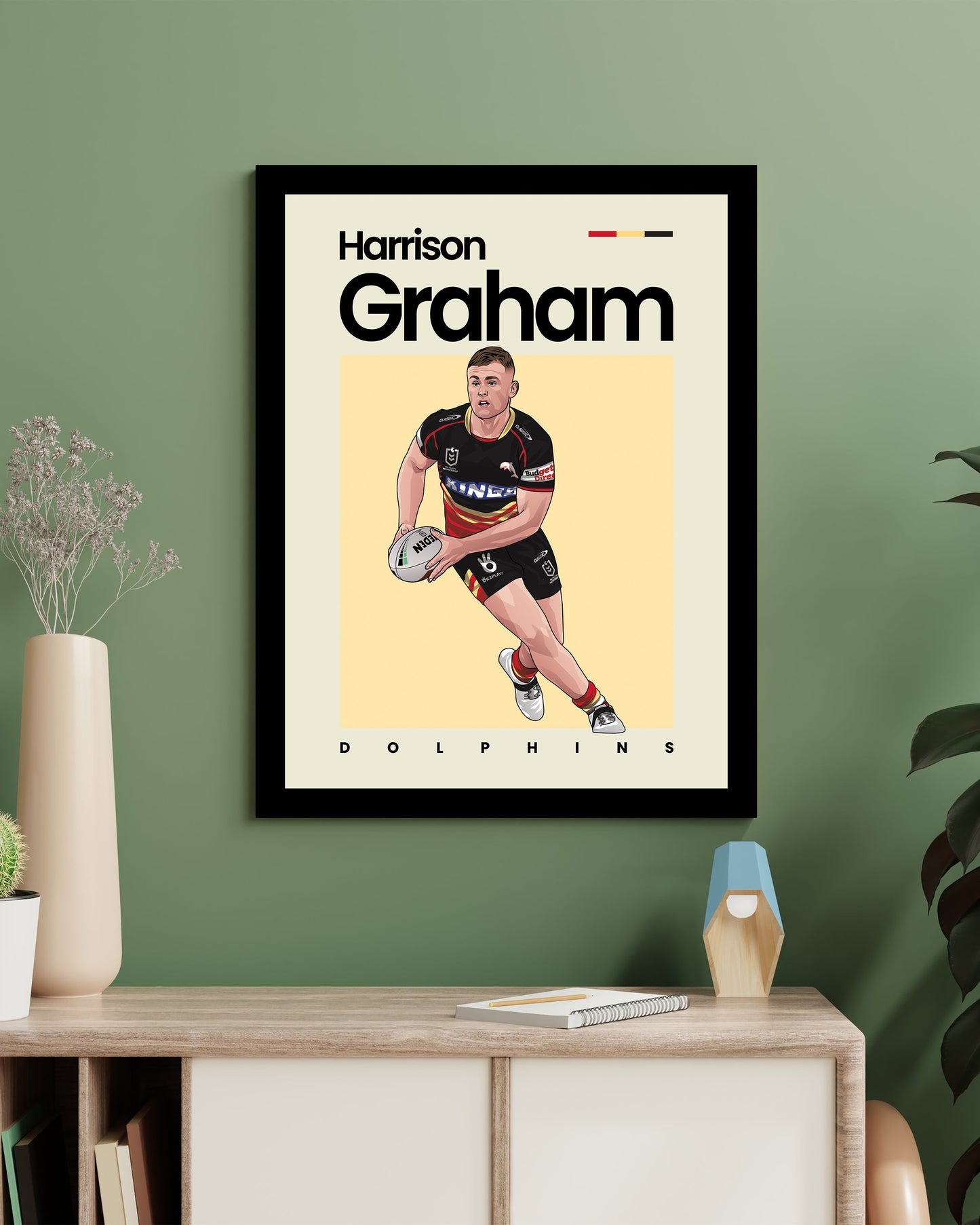 Harrison Graham Dolphins Wall Art