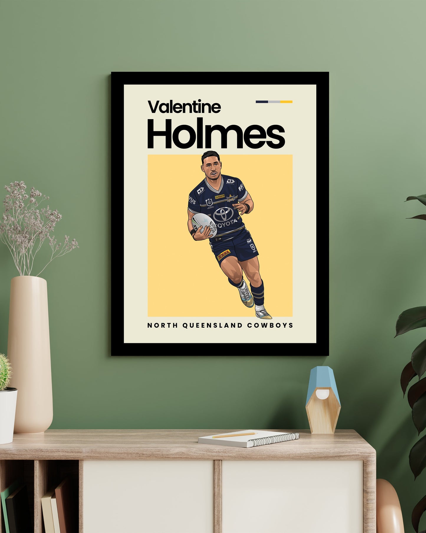 Valentine Holmes Cowboys Wall Art